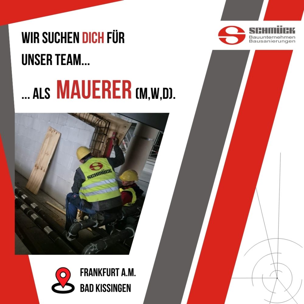 Maurer Stellenangebot